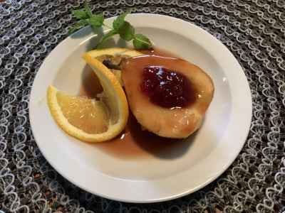 Desert - poached pear