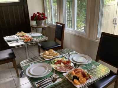 Summer breakfast room