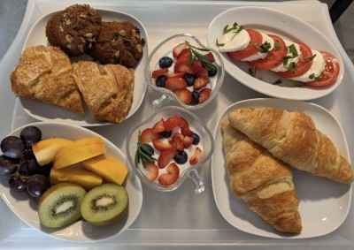 Italian breakfast at via Veneto 