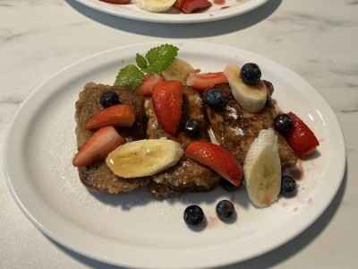French toast at Via Veneto 