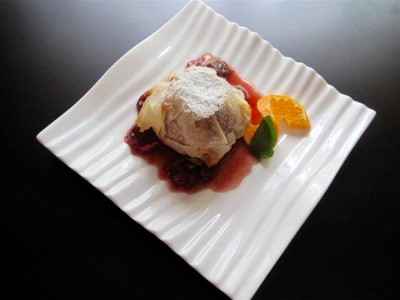 Apple cranberry dessert